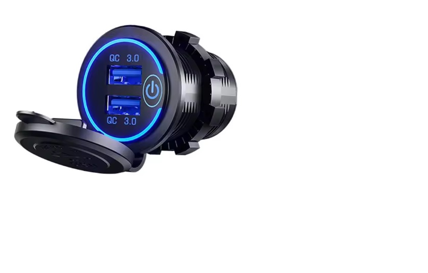 12V - 24V USB Socket 2 x 3A